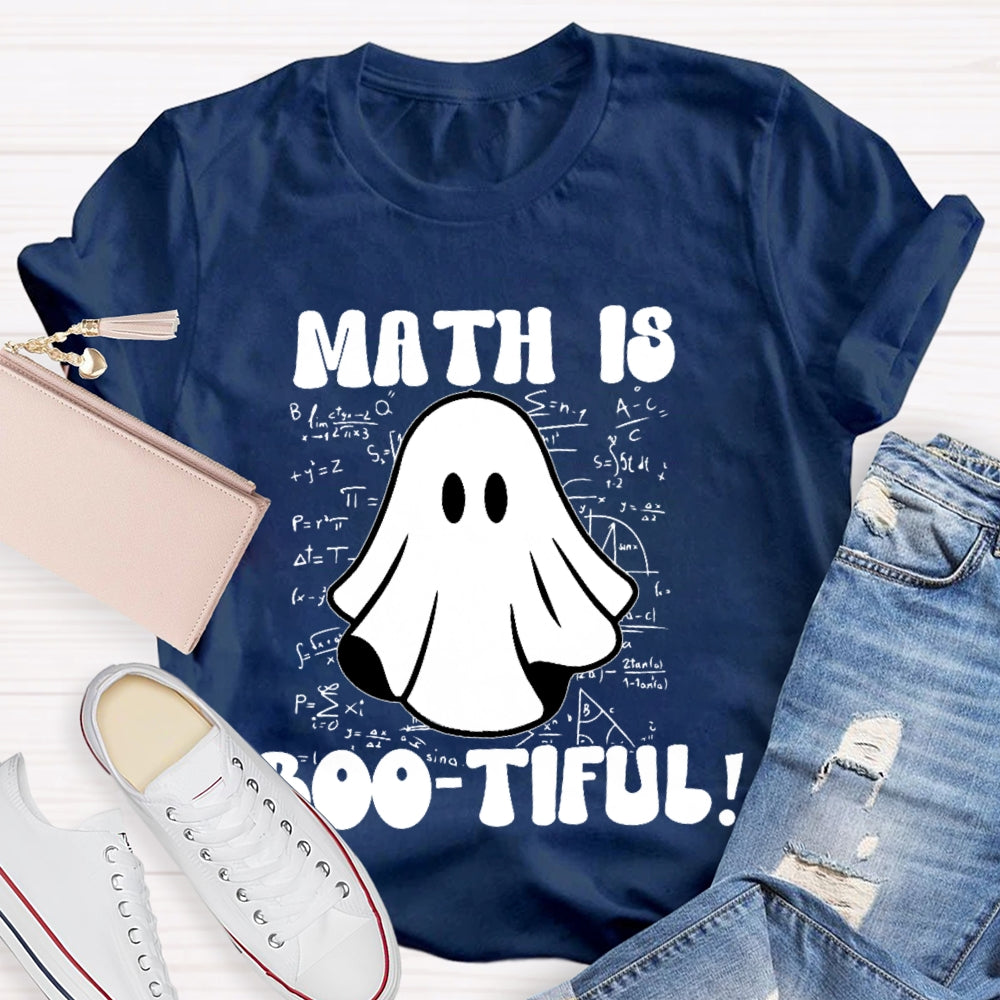Math Is Bootiful Teacher T-shirt