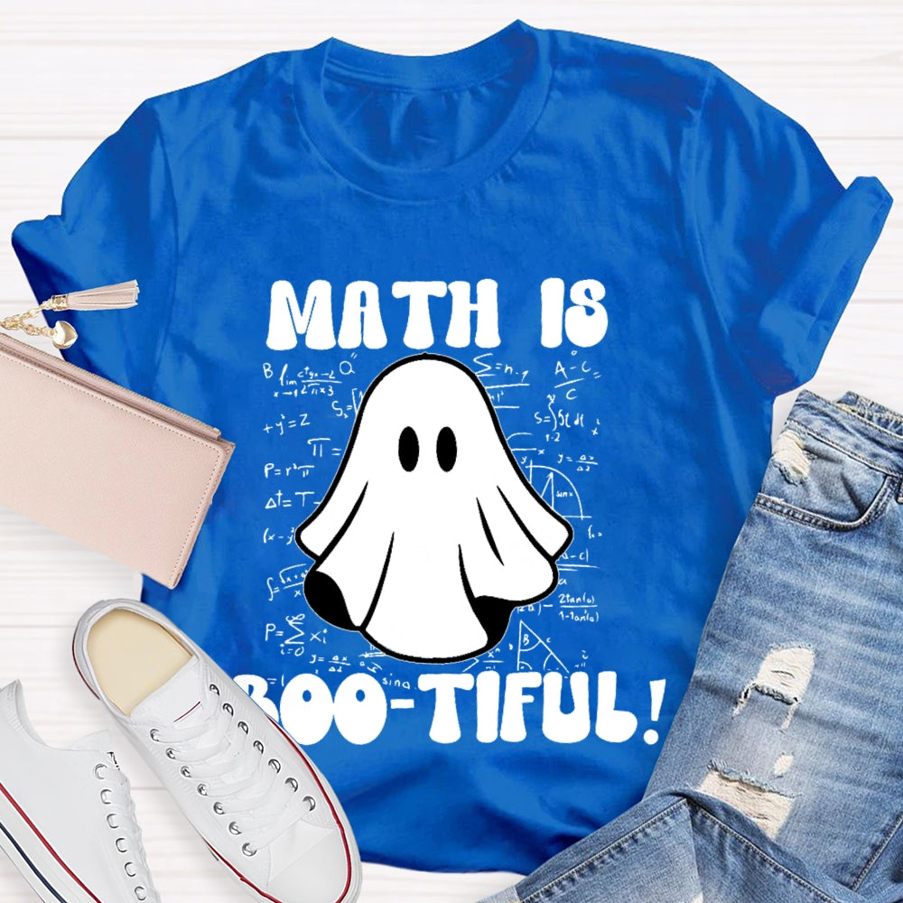 Math Is Bootiful Teacher T-shirt
