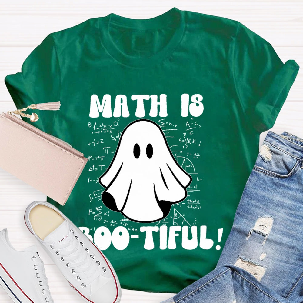 Math Is Bootiful Teacher T-shirt
