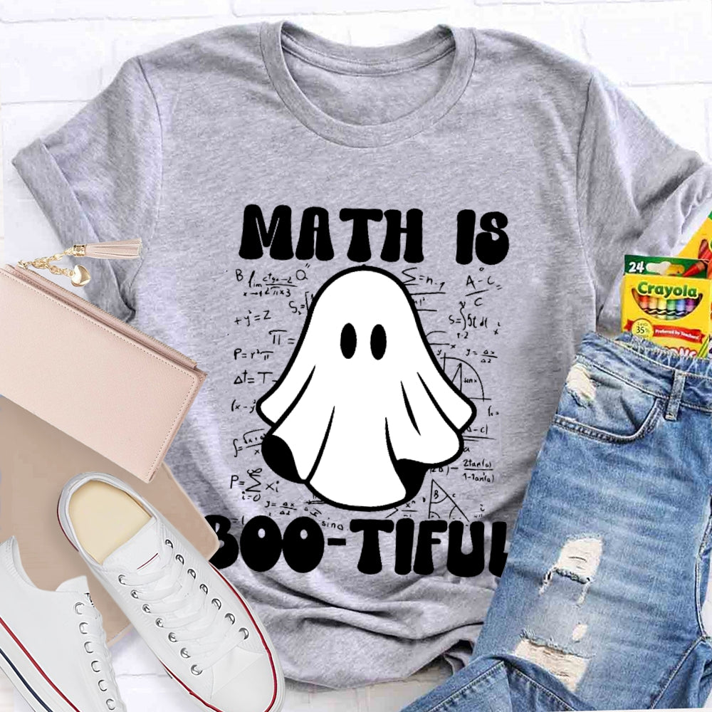 Math Is Bootiful Teacher T-shirt