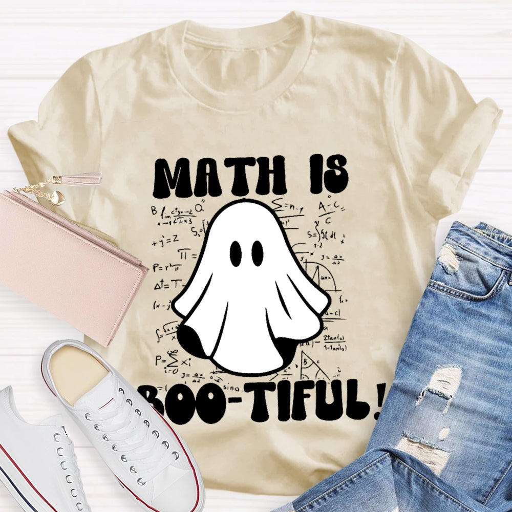 Math Is Bootiful Teacher T-shirt