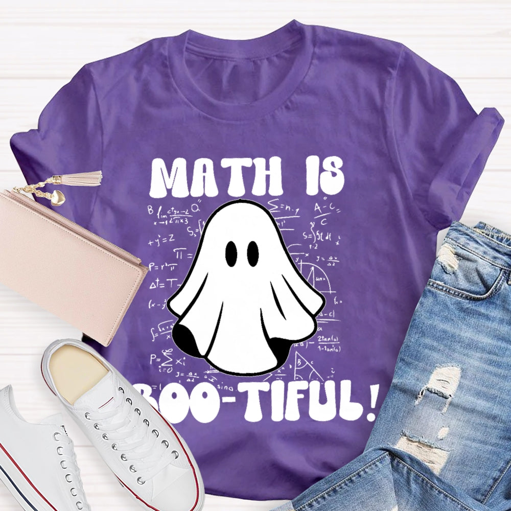 Math Is Bootiful Teacher T-shirt