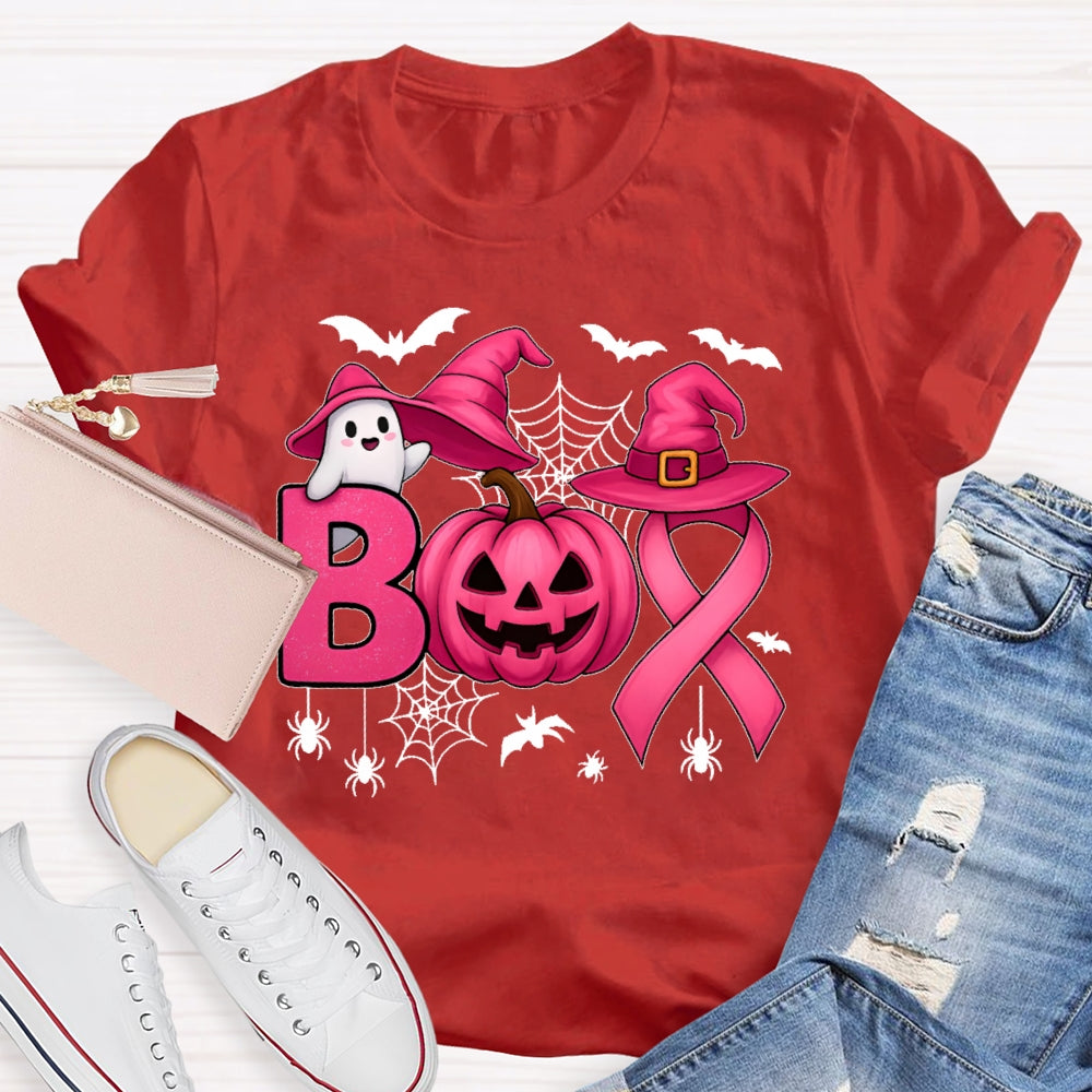 Boo Scare Away Breast Cancer T-shirt