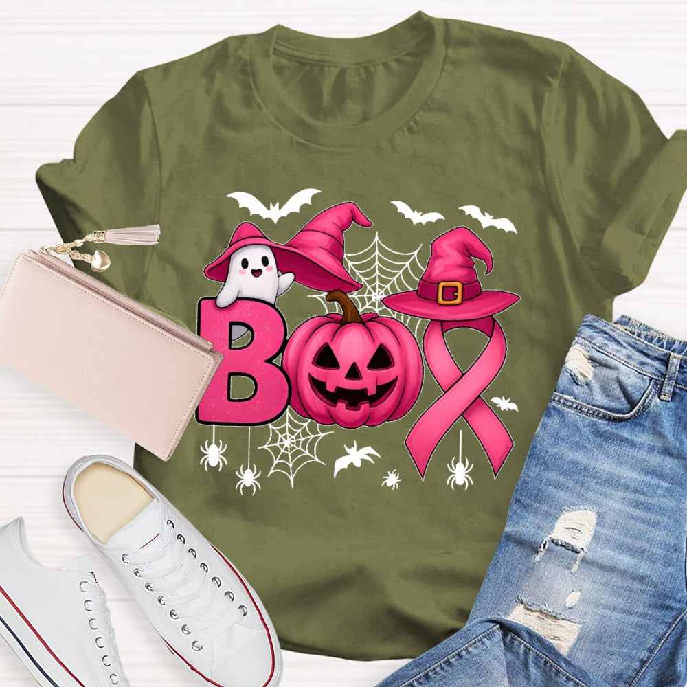 Boo Scare Away Breast Cancer T-shirt