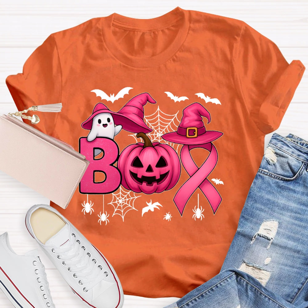 Boo Scare Away Breast Cancer T-shirt