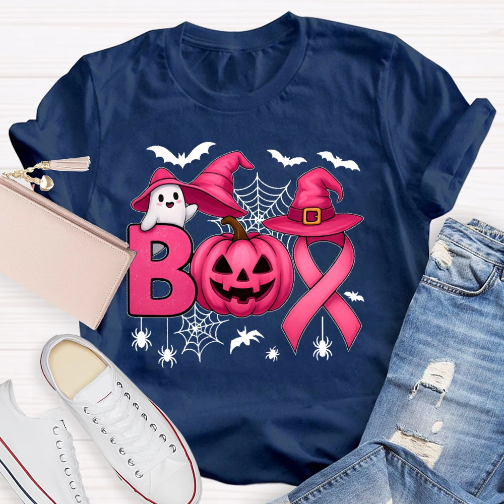 Boo Scare Away Breast Cancer T-shirt