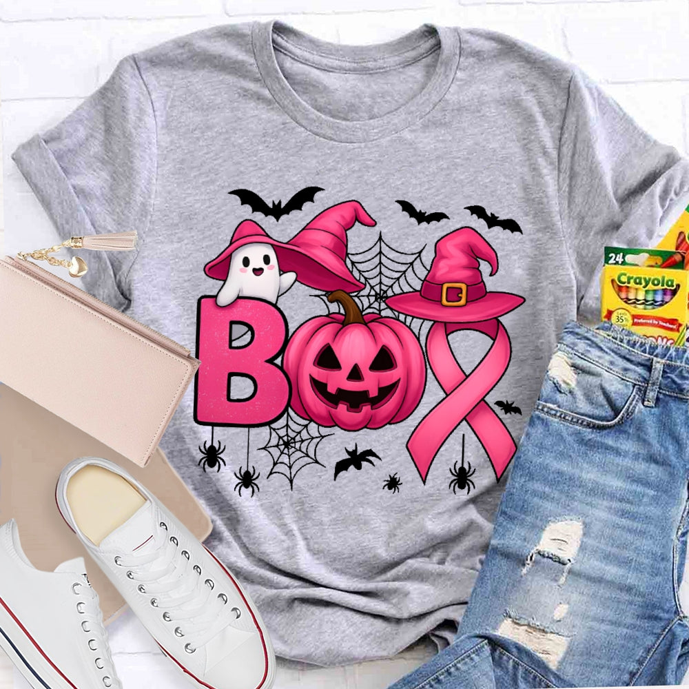 Boo Scare Away Breast Cancer T-shirt