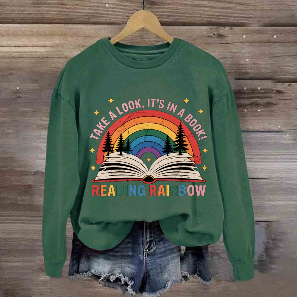 Take A Look It'S In A Book Sweatshirt