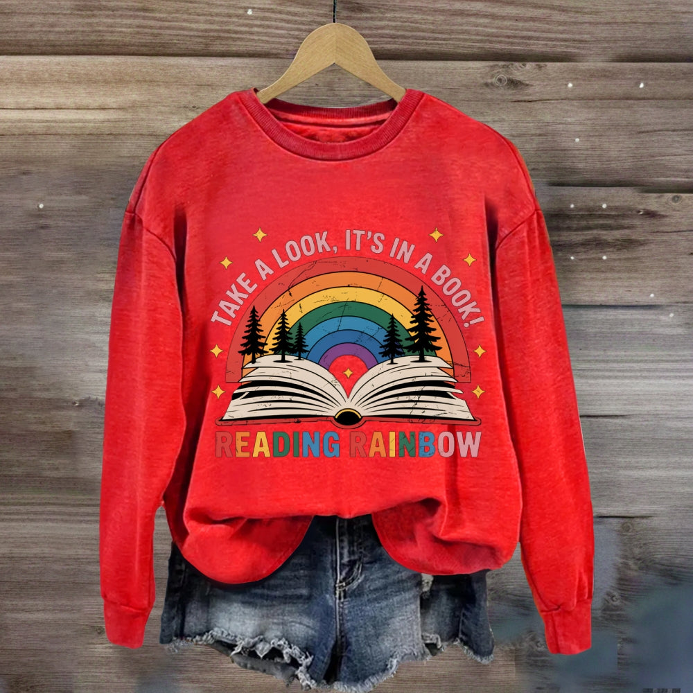 Take A Look It'S In A Book Sweatshirt