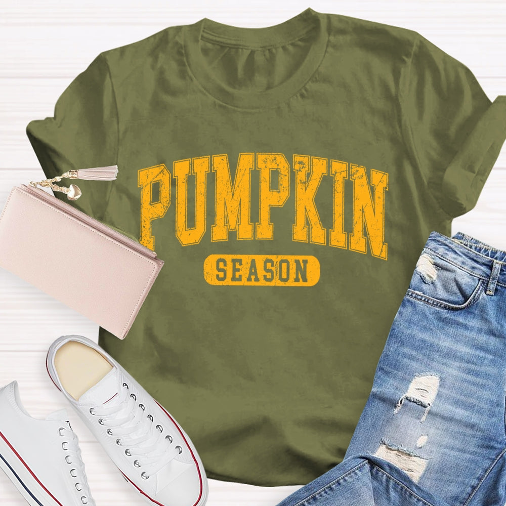 Pumpkin Season Letters T-shirt
