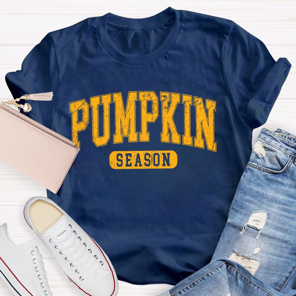 Pumpkin Season Letters T-shirt