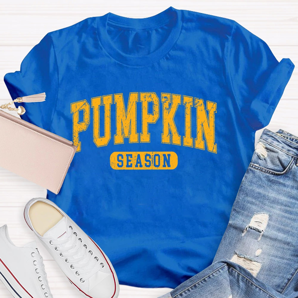 Pumpkin Season Letters T-shirt