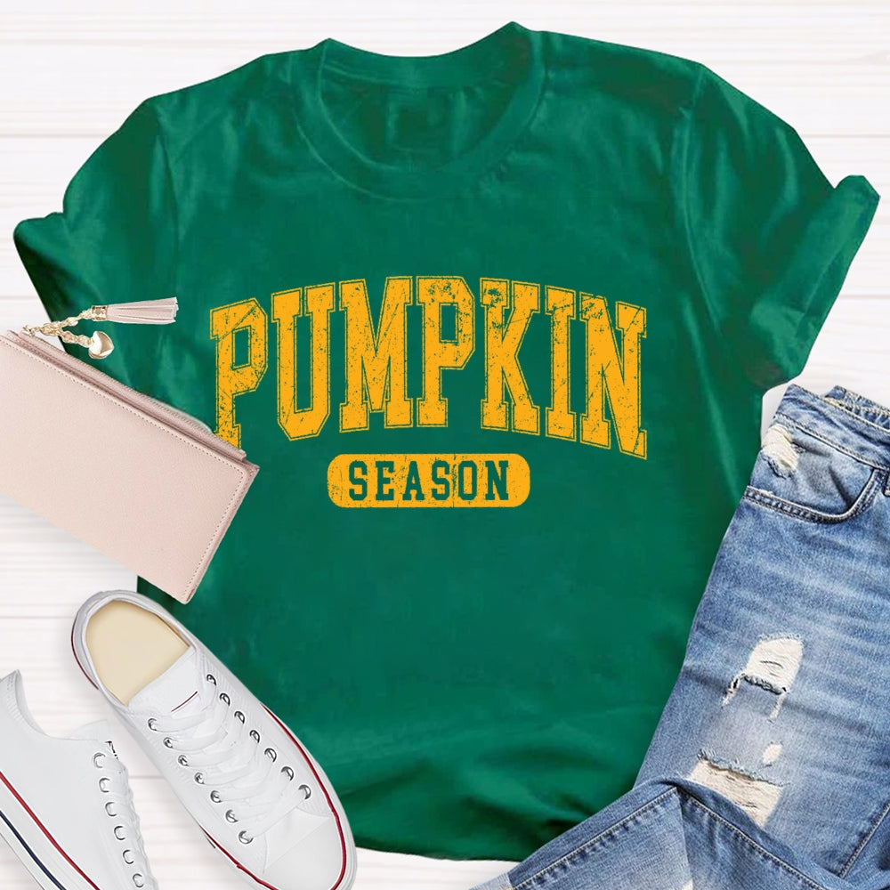 Pumpkin Season Letters T-shirt