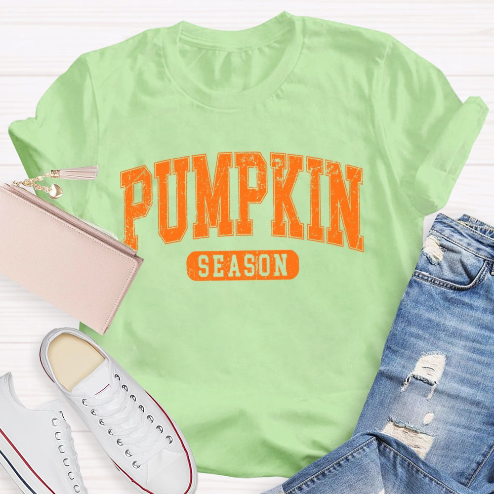 Pumpkin Season Letters T-shirt