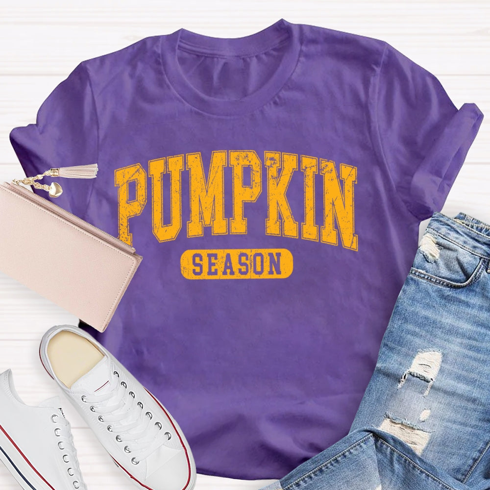 Pumpkin Season Letters T-shirt