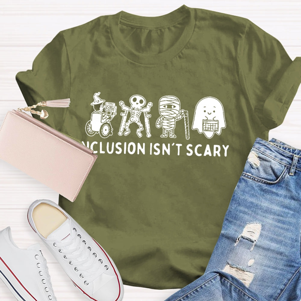 Inclusion Isn't Scary Halloween T-shirt