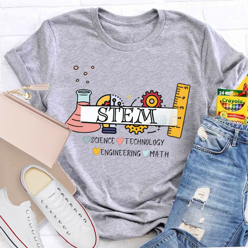Stem Science Technology Engineering Math T-shirt