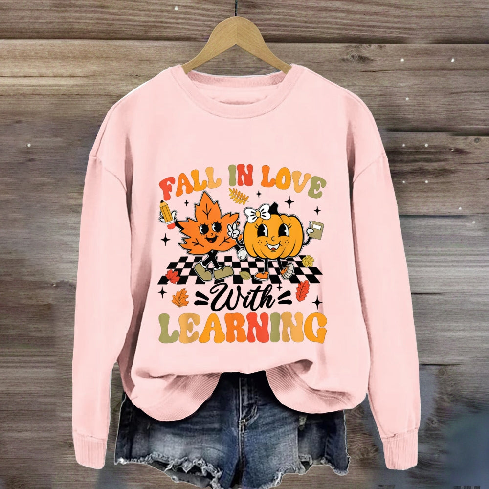 Fall In With Learning Fall Vibes Sweatshirt