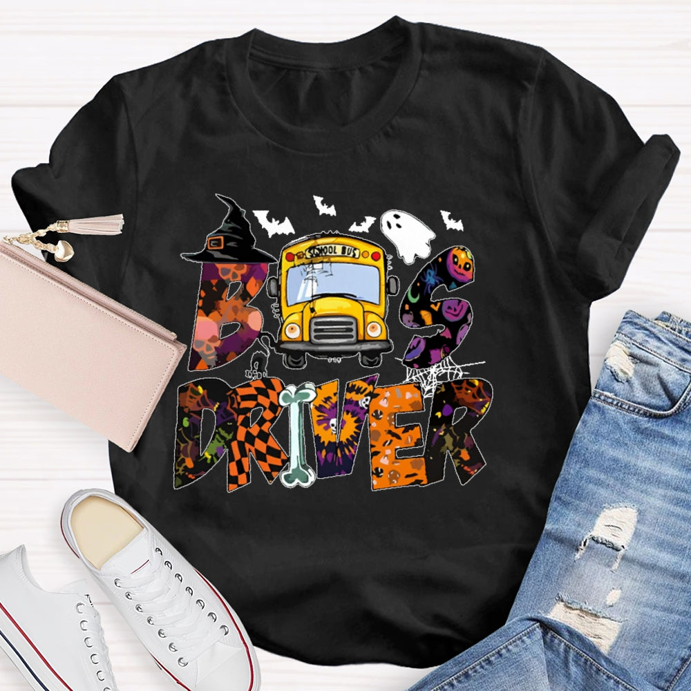 Bus Driver Halloween Cute T-shirt