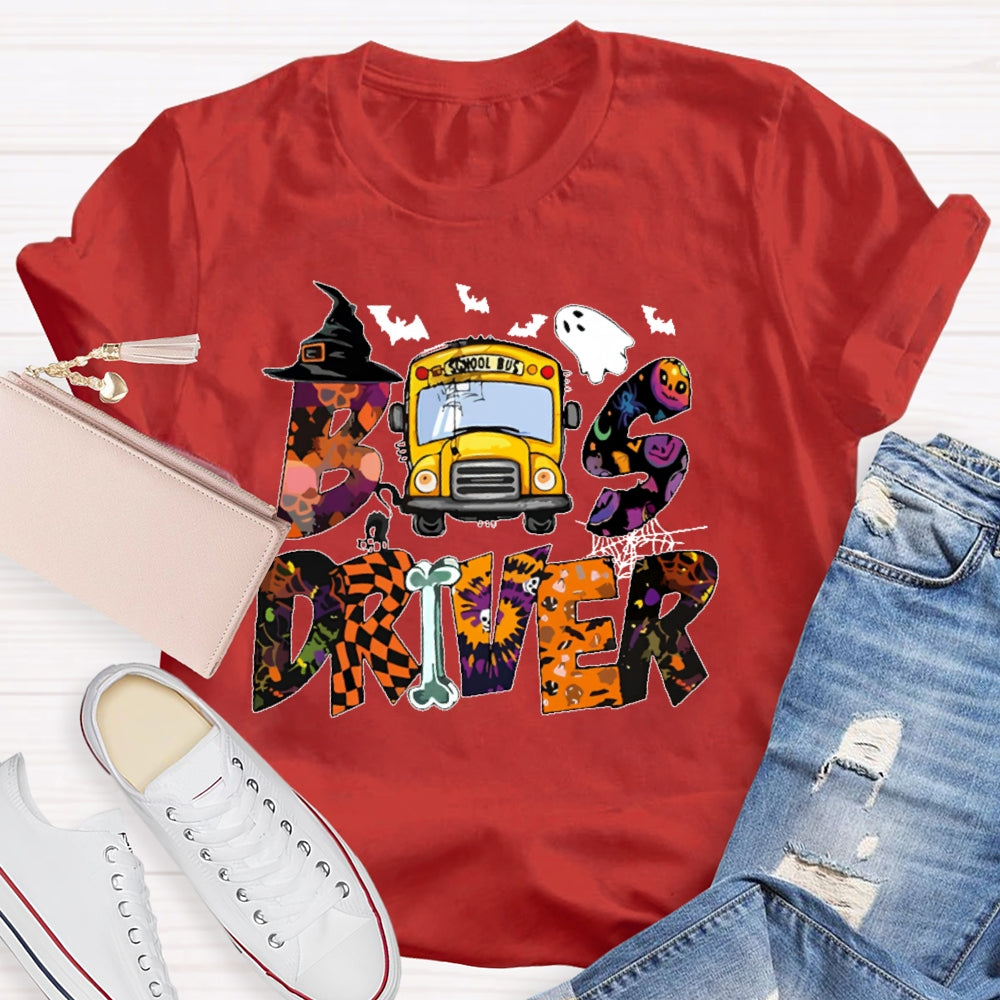 Bus Driver Halloween Cute T-shirt