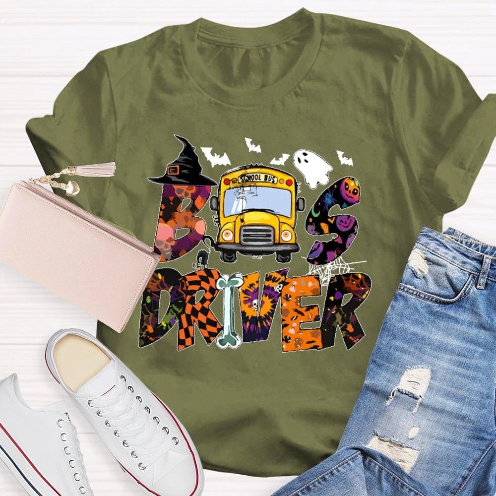 Bus Driver Halloween Cute T-shirt