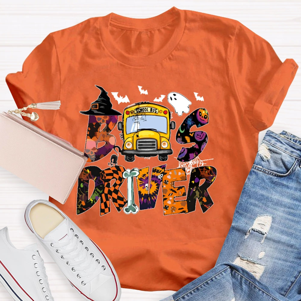 Bus Driver Halloween Cute T-shirt
