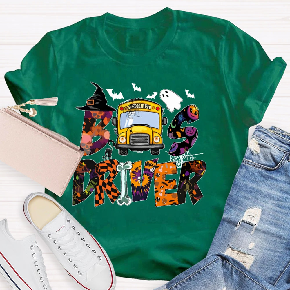 Bus Driver Halloween Cute T-shirt