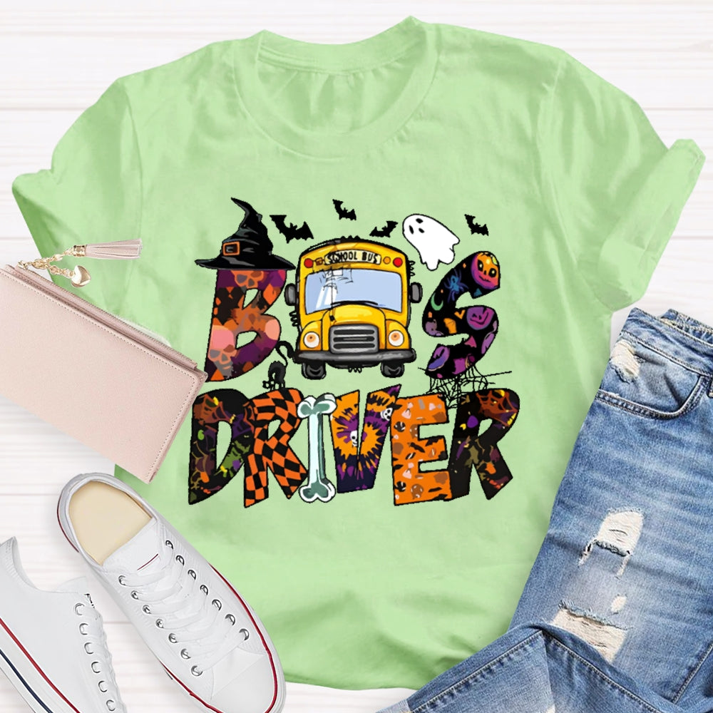 Bus Driver Halloween Cute T-shirt