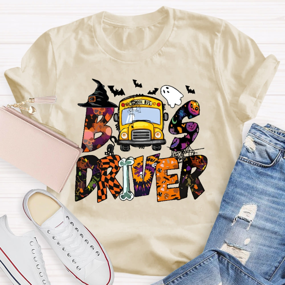 Bus Driver Halloween Cute T-shirt