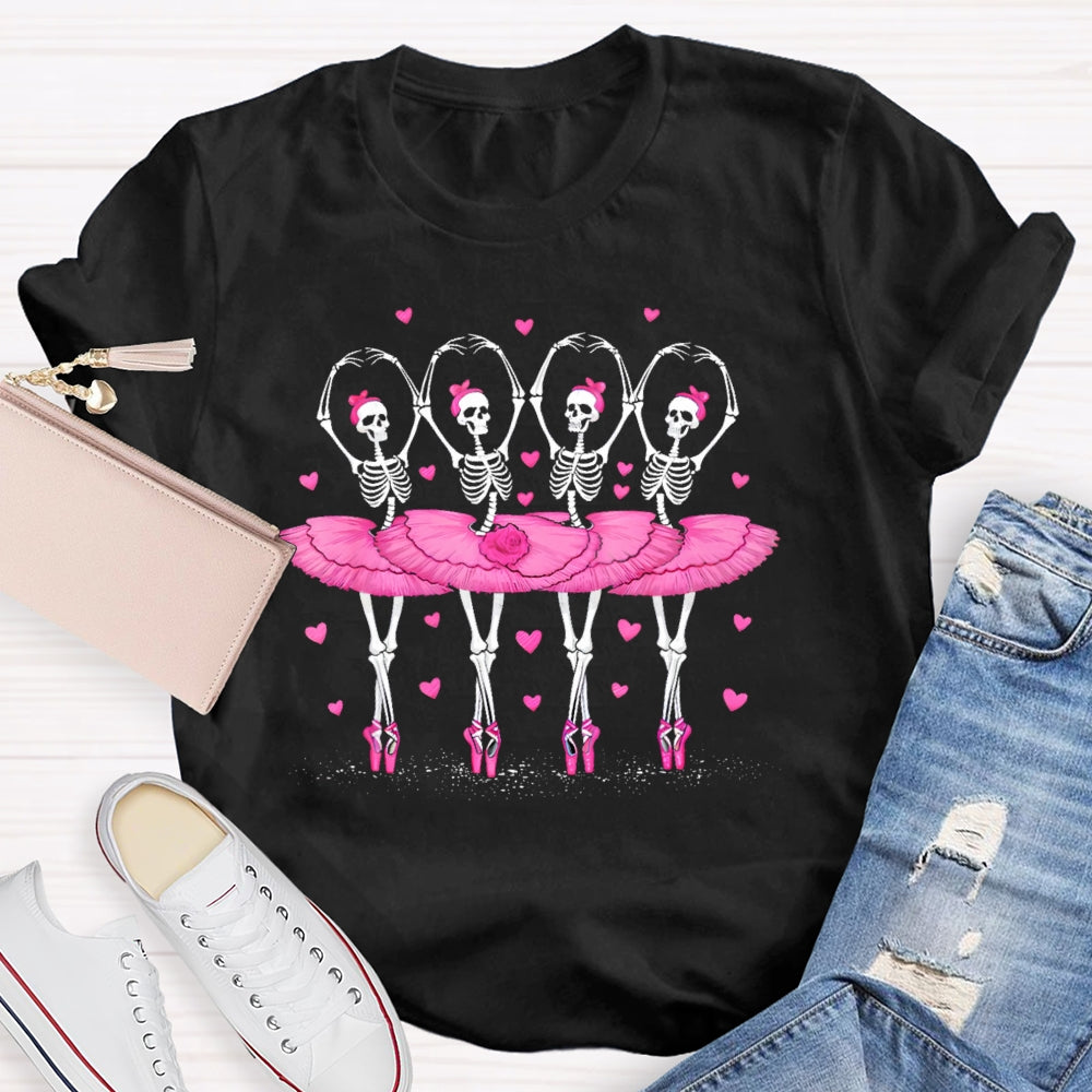 Dancing Skull Halloween T-shirt