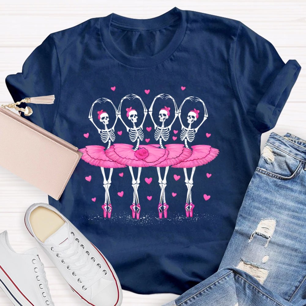 Dancing Skull Halloween T-shirt