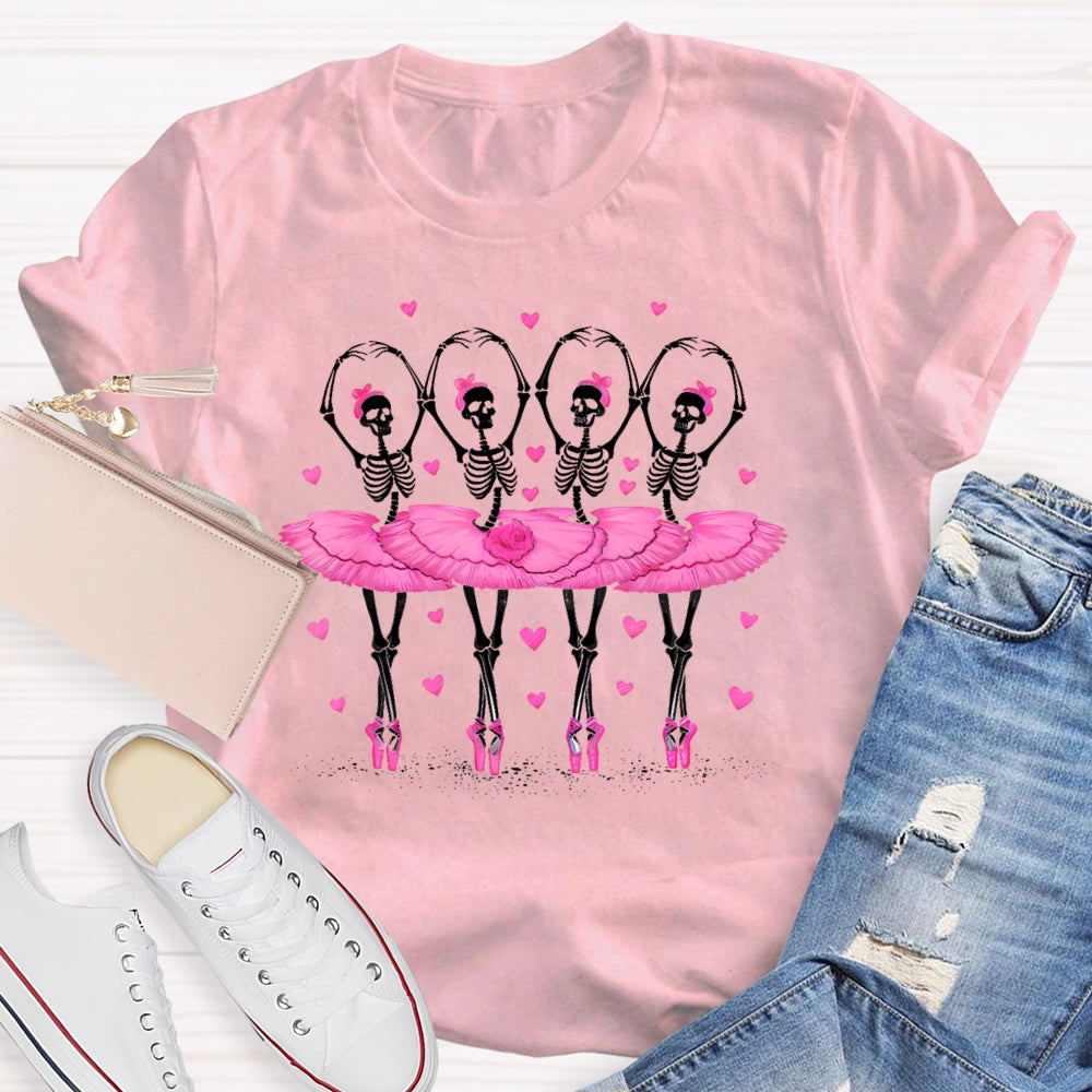 Dancing Skull Halloween T-shirt