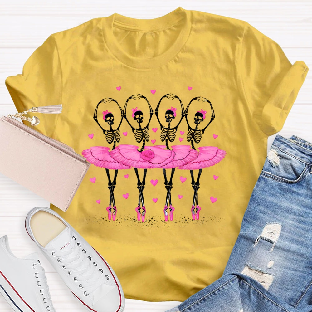 Dancing Skull Halloween T-shirt