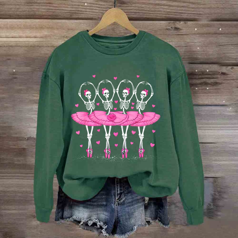 Dancing Skull Halloween sweatshirt