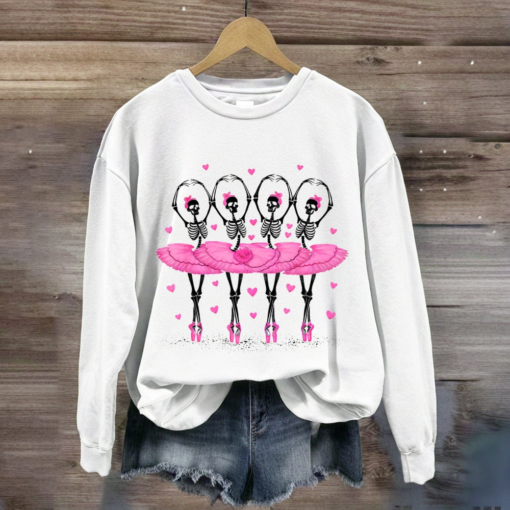 Dancing Skull Halloween sweatshirt