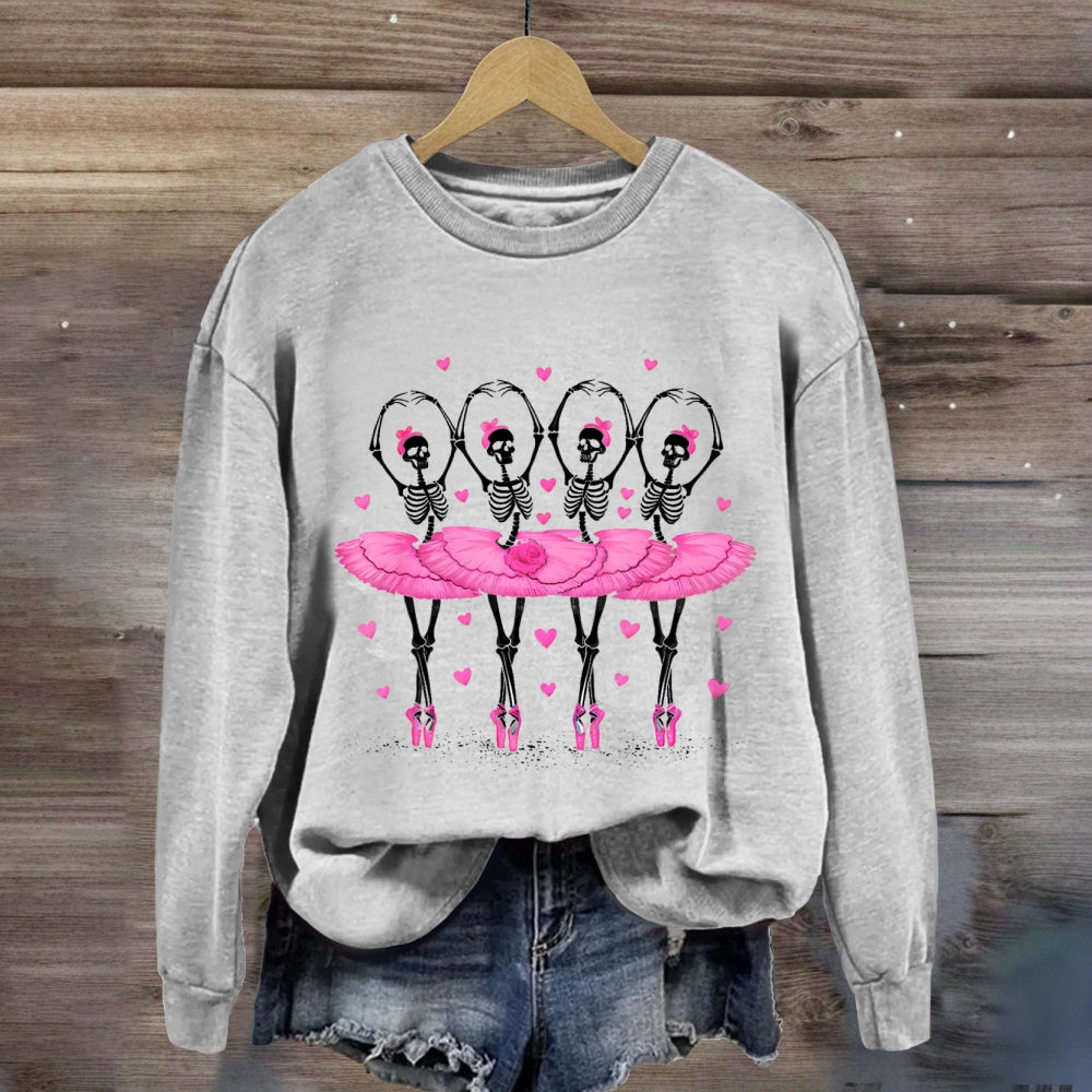 Dancing Skull Halloween sweatshirt