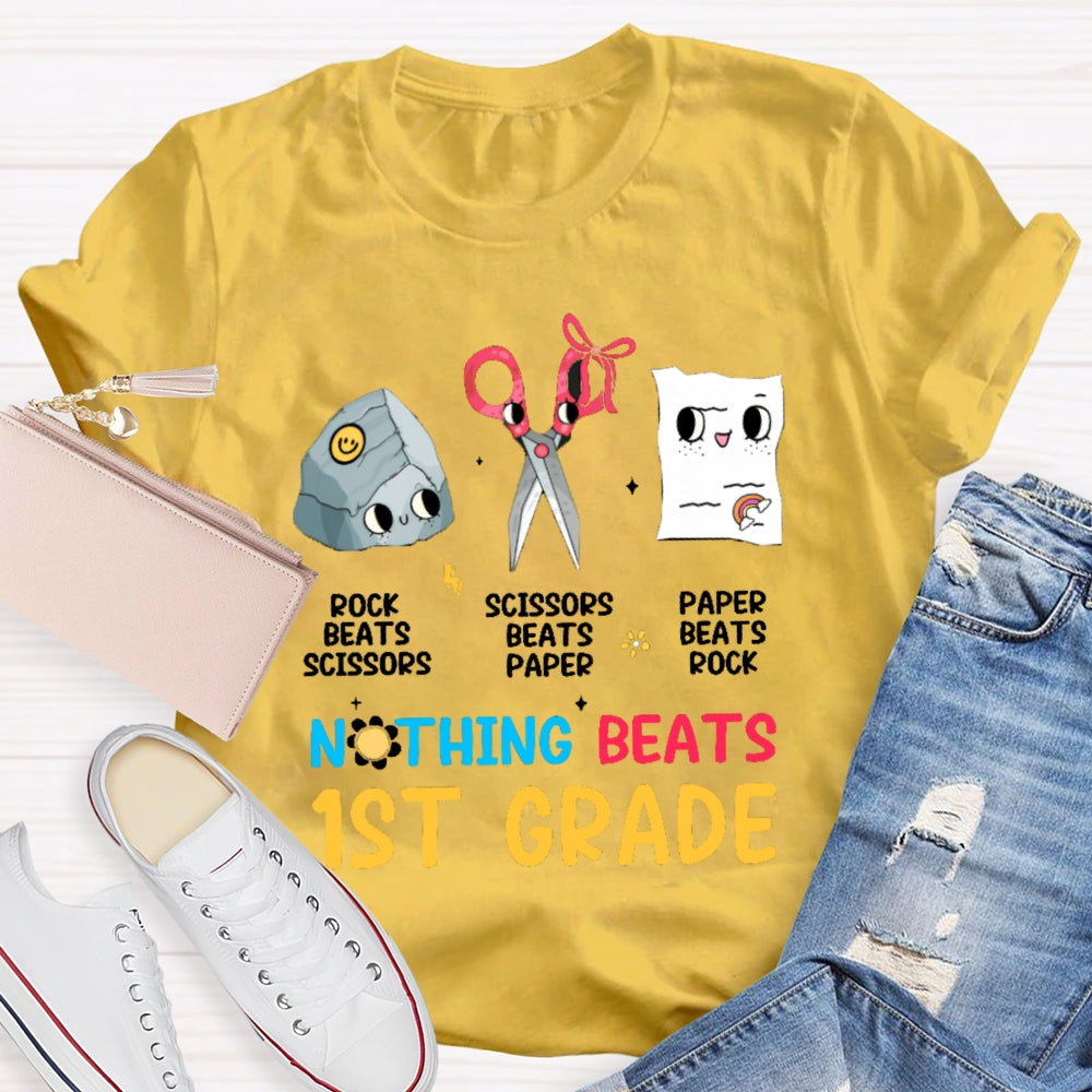 Personalized Grade Nothing Beats T-Shirt