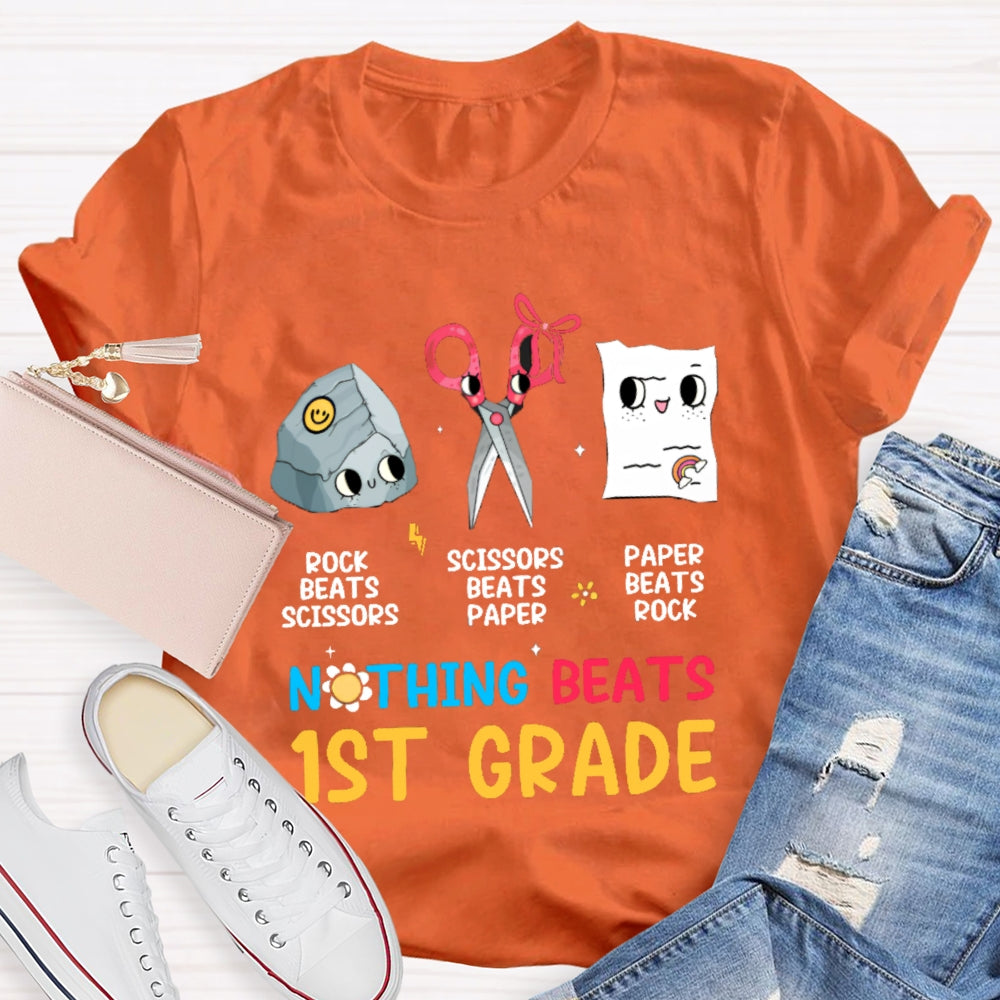 Personalized Grade Nothing Beats T-Shirt