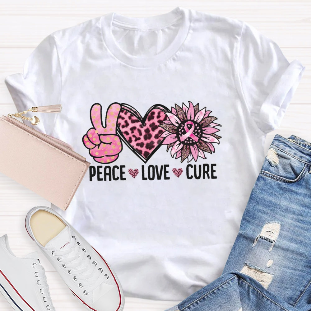 Peace Love Cure T-Shirt