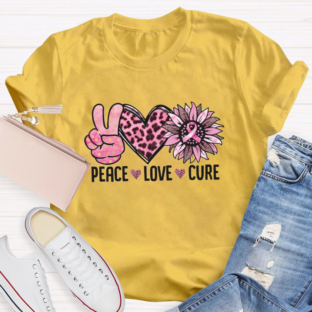 Peace Love Cure T-Shirt