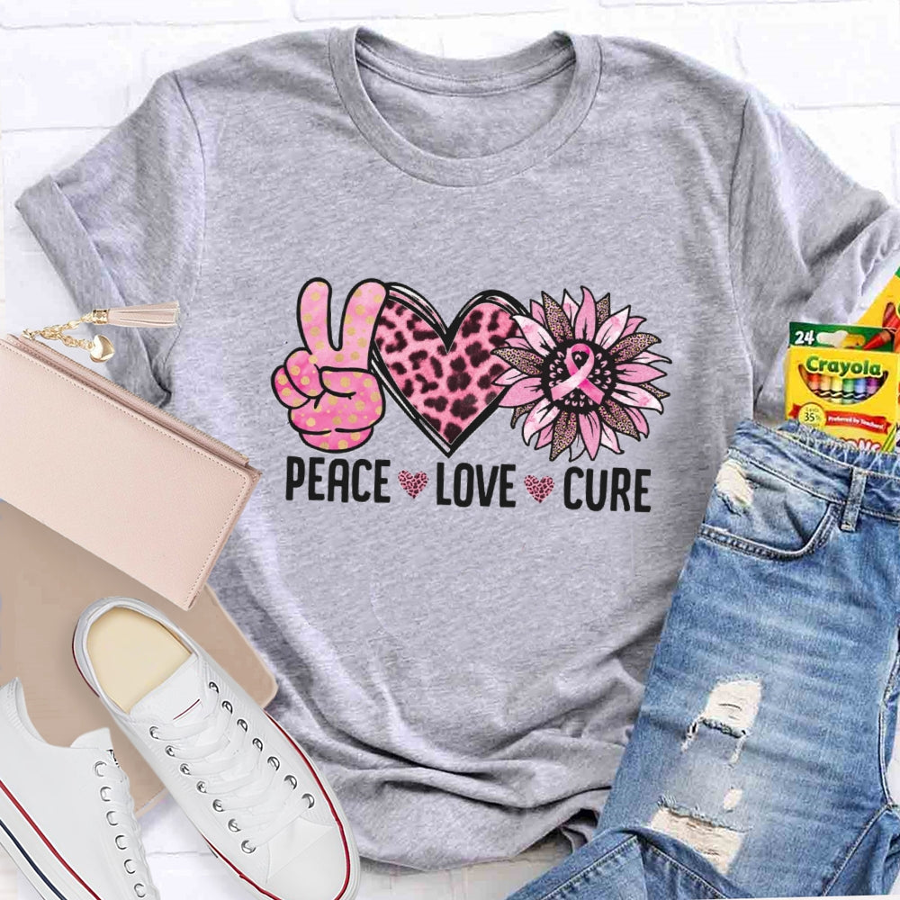 Peace Love Cure T-Shirt