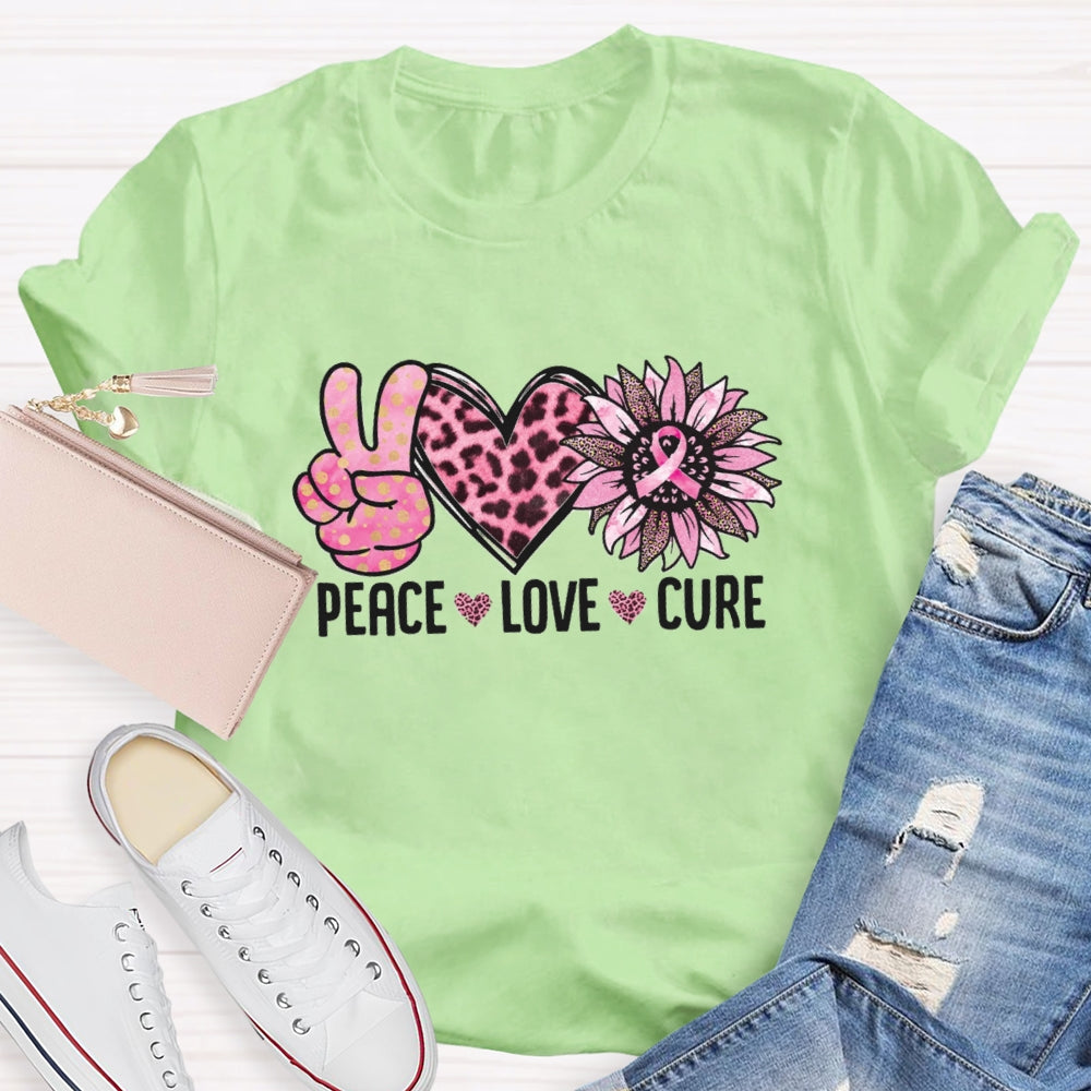 Peace Love Cure T-Shirt