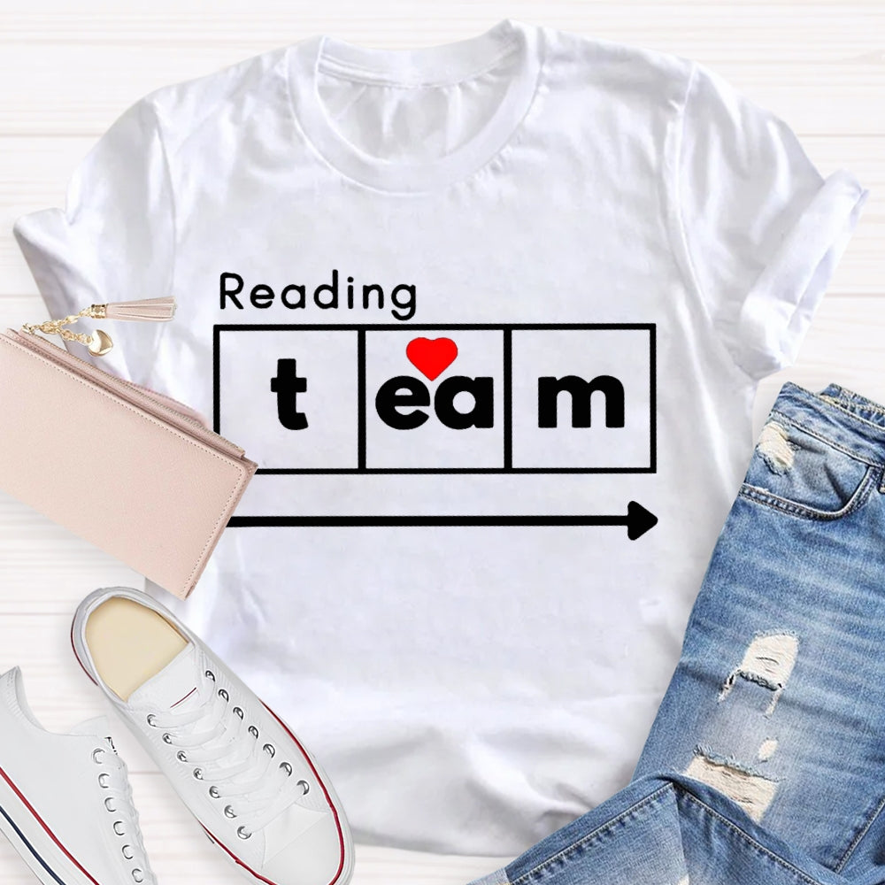 Reading Team Little Heart And Arrows T-shirt