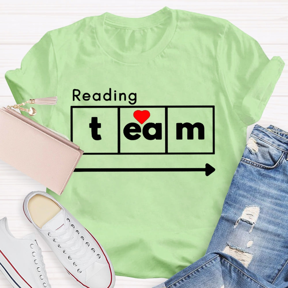 Reading Team Little Heart And Arrows T-shirt