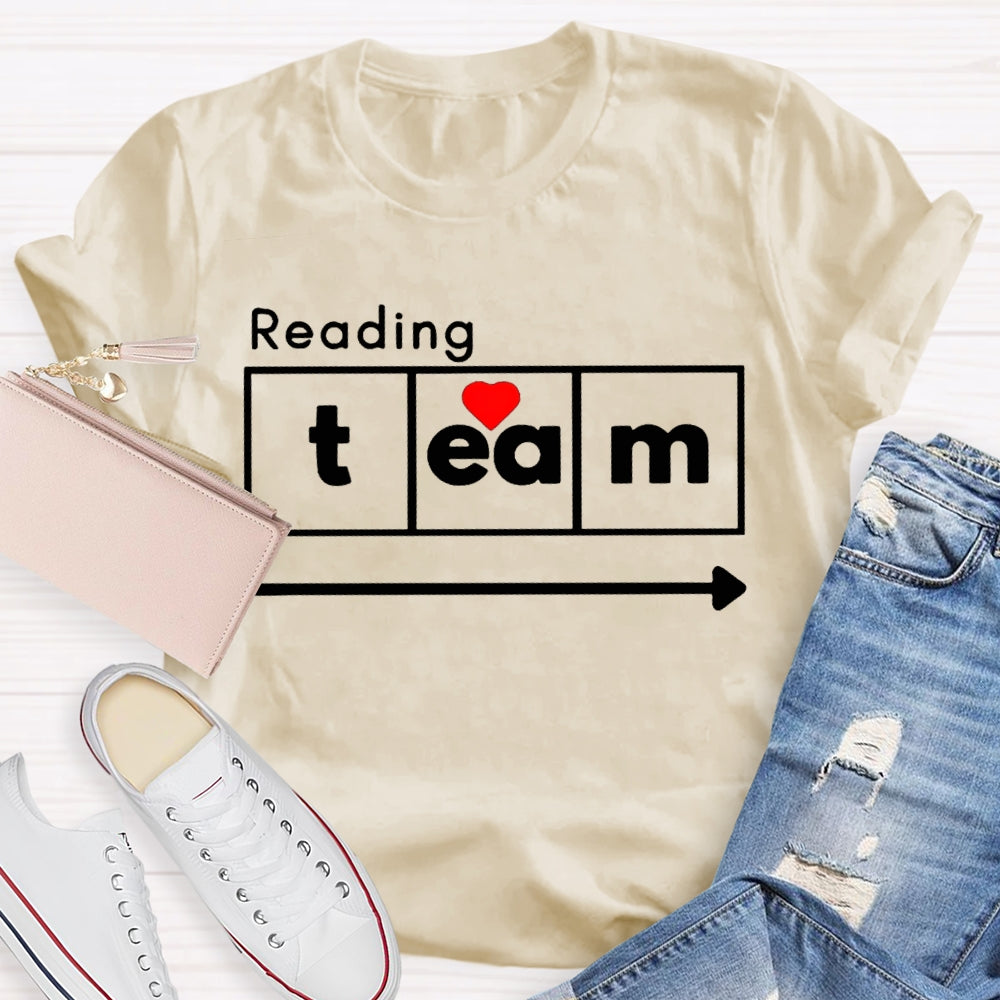 Reading Team Little Heart And Arrows T-shirt