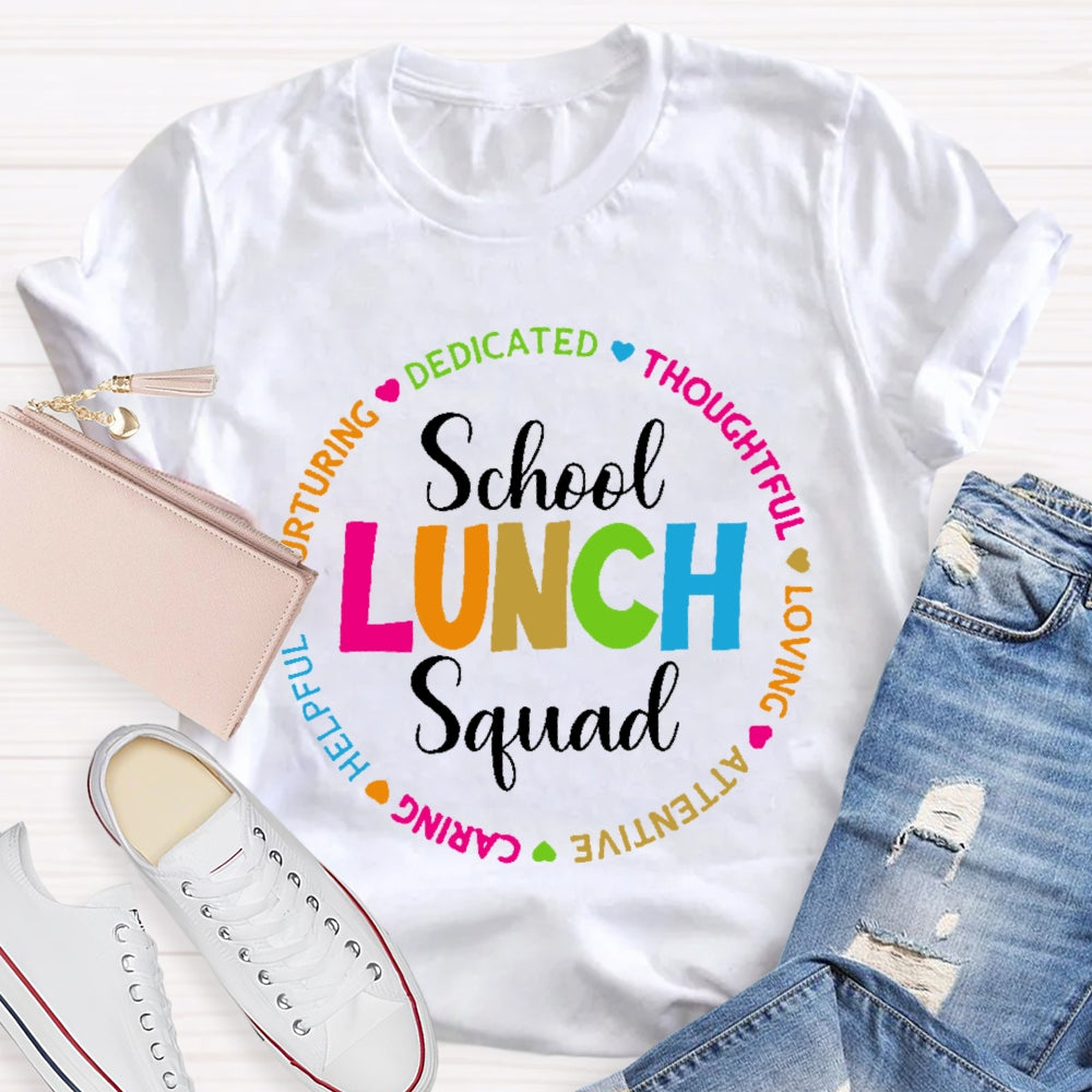 School Lunch Squad Graphic T-shirt