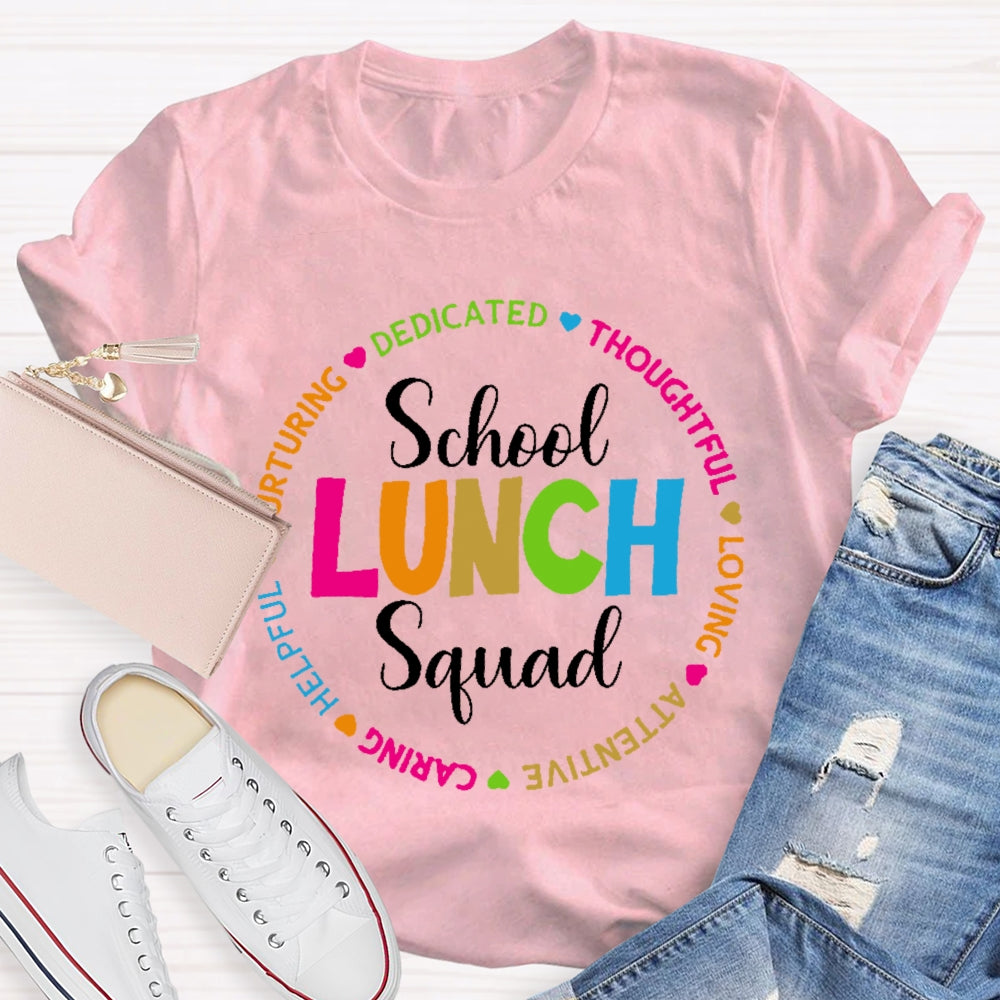 School Lunch Squad Graphic T-shirt