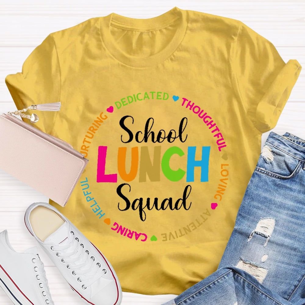 School Lunch Squad Graphic T-shirt
