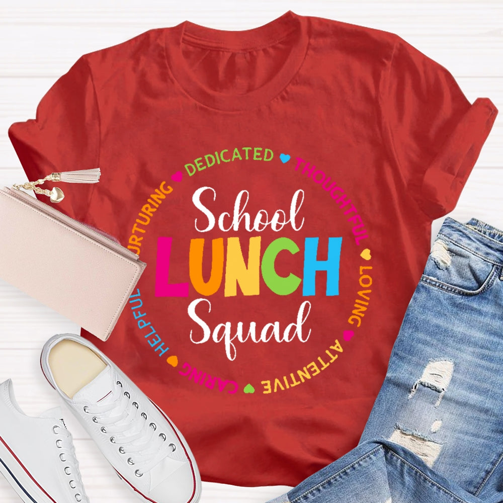 School Lunch Squad Graphic T-shirt