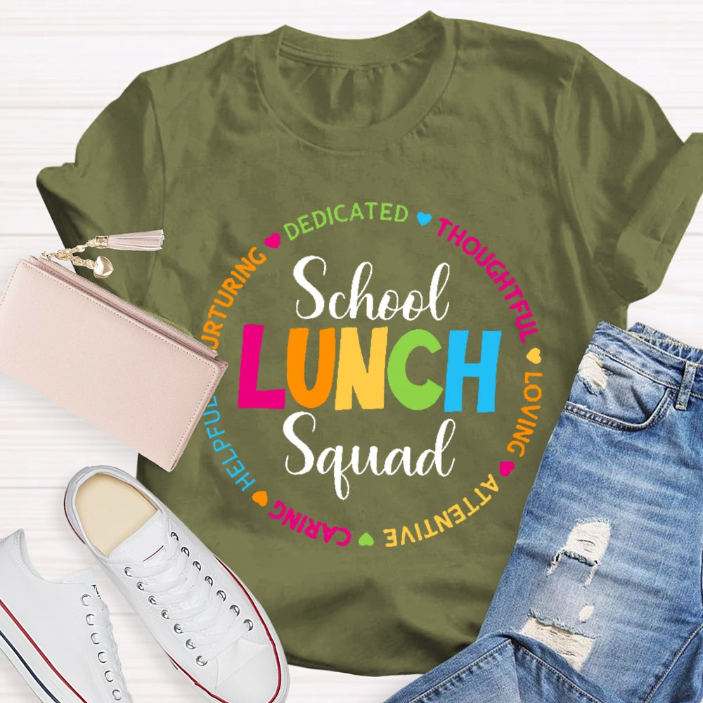 School Lunch Squad Graphic T-shirt